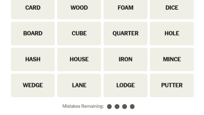 NYT Connections 3 February 2026 Hints and Answers!