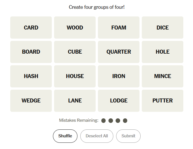 NYT Connections 3 February 2026 Hints and Answers!