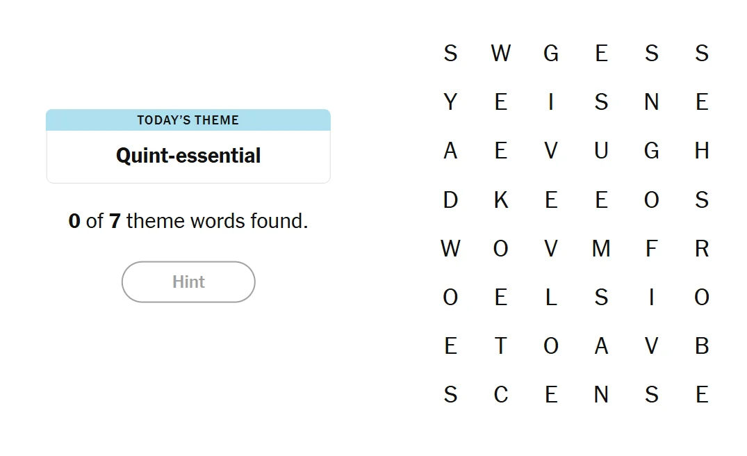 NYT Strands Puzzle February 5: Answers and Tips!