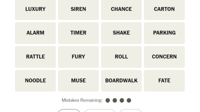 NYT Connections 20 March 2026 Hints and Answers!
