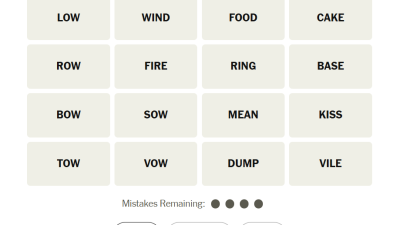 NYT Connections 24 March 2026 Hints and Answers!